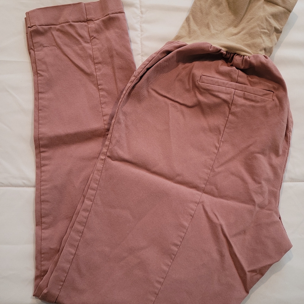 Motherhood Maternity Rose Color Panta
